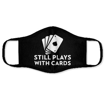 Discover Still Plays with Cards Cool Poker Face Masks