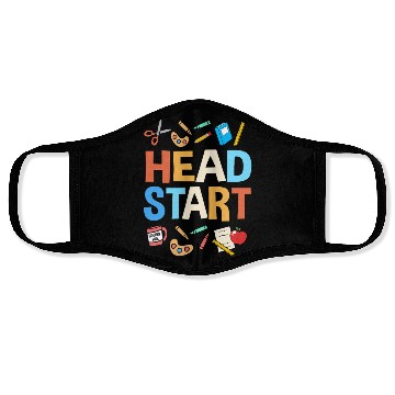 Discover Head Start Crew School Teacher Face Masks