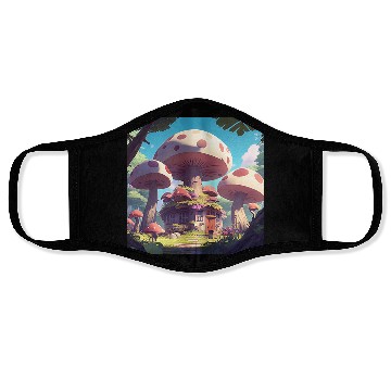 Discover Life Beneath the Mushrooms Face Masks