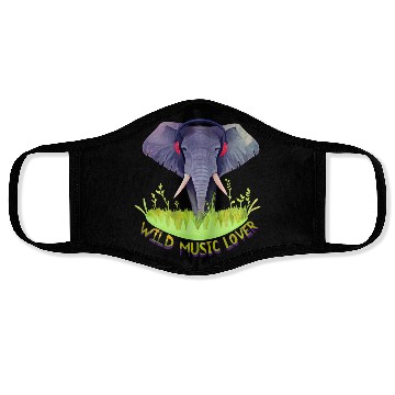 Discover Boom the Bass Elephant Face Masks
