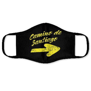 Discover Way of St. James Camino de Santiago Face Masks