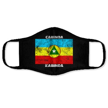 Discover Cabinda Flag – African Independence Vintage Style Face Masks