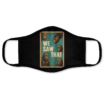 Discover Bigfoot We Saw That Meme, Sasquatch Funny Face Masks