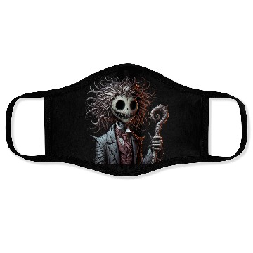 Discover Haunted Puppet Gentleman – Creepy Gothic Dandy Face Masks