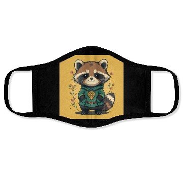 Discover Forest Guardian Raccoon Face Masks
