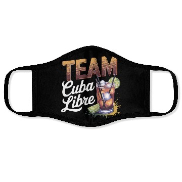 Discover Cocktail Bartender Team Cuba Libre Face Masks