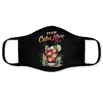 Discover Cocktail Bartender Team Cuba Libre Face Masks