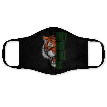 Discover They Not Like Us – Tiger Graphic Face Masks