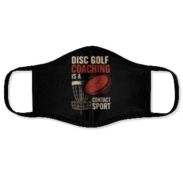 Discover Disc Golf Coach Face Masks Disc Golf Instructor Frisbee