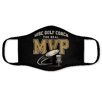 Discover Disc Golf Coach Face Masks Disc Golf Instructor Frisbee