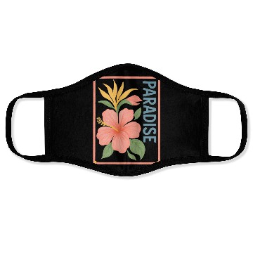 Discover Pink Flower Paradise – Nature Aesthetic Face Masks