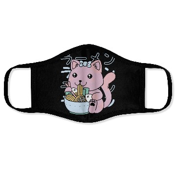 Discover Kawaii Fish Ramen Face Masks