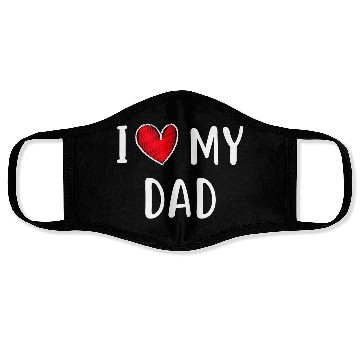 Discover i love my dad Face Masks