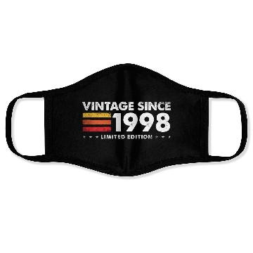Discover Vintage Since 1998 – Still Cool at 27 Limited Face Masks