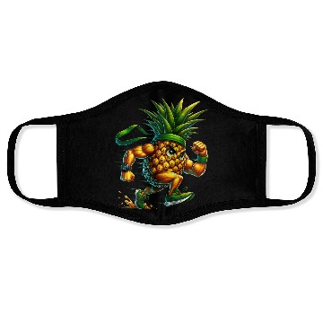 Discover Pineapple Power Runner – Full Sprint Energy Burst Face Masks