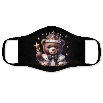Discover Royal Teddy Bear Magic – Crowned Cutie with Sparkl Face Masks