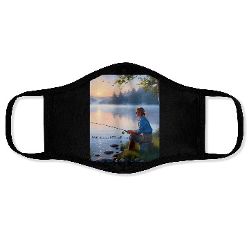 Discover I Fish Because God Said I Can Face Masks