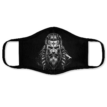 Discover Viking Warrior Man Odin Thor Norman Walhalla Face Masks