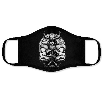 Discover Viking Warrior Man Odin Thor Norman Walhalla Face Masks