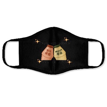 Discover Cute Korean Strawberry and Banana Milk Design Face Masks