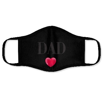 Discover Father's Day Tribute | Bold "DAD" Design Face Masks