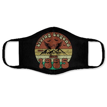 Discover 30th birthday Living Legend since VIN 06/1995 Face Masks