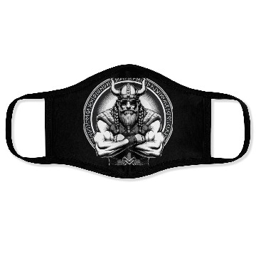 Discover Viking Warrior Man Odin Thor Norman Walhalla Face Masks