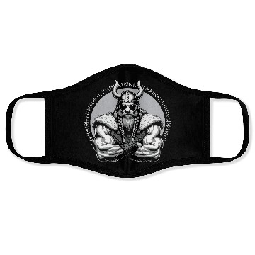Discover Viking Warrior Man Odin Thor Norman Walhalla Face Masks