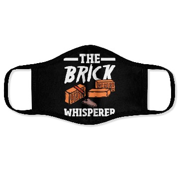 Discover Bricklayer The Brick Whisperer Face Masks