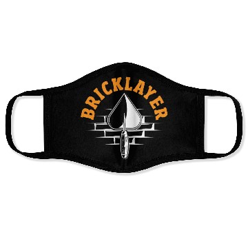 Discover Bricklayer Trowel and Brick Wall Pride Face Masks