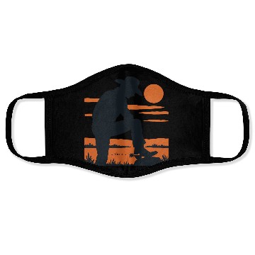 Discover Western Cowboy Sunset Face Masks