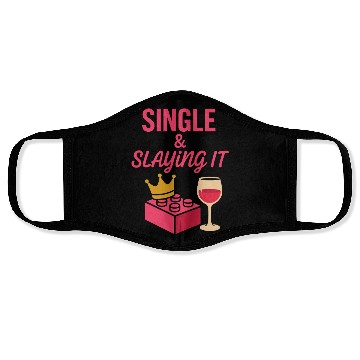 Discover Single Mom Life Chaos Coordinator Wine Coffee Face Masks