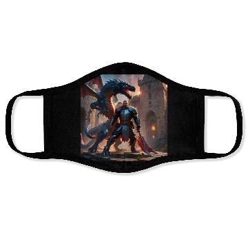 Discover Dragon man Face Masks