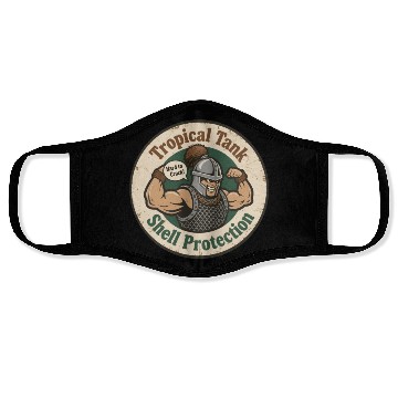 Discover Tropical Tank Shell Protection Coconut Face Masks