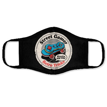 Discover Street Gamer Retro Tricks Skate Controller Face Masks