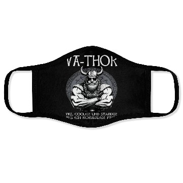 Discover Viking Warrior Man Odin Thor Norman Walhalla Face Masks