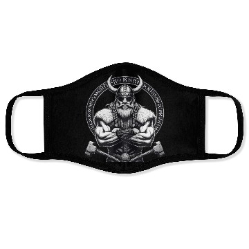 Discover Viking Warrior Man Odin Thor Norman Walhalla Face Masks