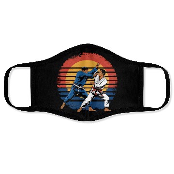 Discover Retro Vintage Jiu Jitsu Martial Arts Grappling Face Masks
