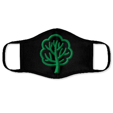 Discover Tree embroidered Face Masks