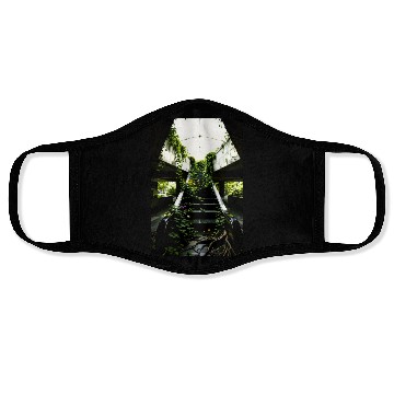 Discover Echoes of Growth Nature Reclaims the Halls Face Masks