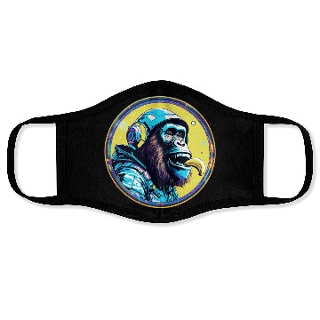 Discover Cool Monkey Logo Face Masks