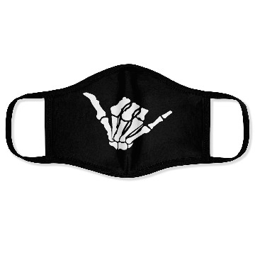 Discover Skeleton Shaka Hand – Bone Hang Loose Face Masks
