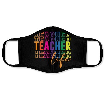 Discover Teacher Life Face Masks