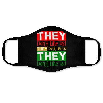 Discover They Dont Like Us Juneteenth BLM Black History Face Masks