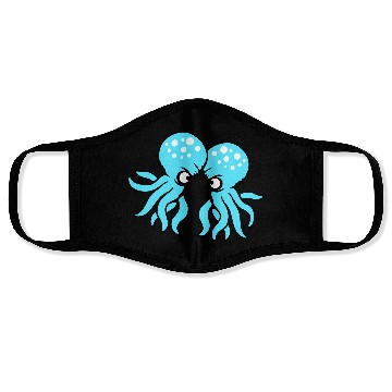 Discover 2 Octopus friends Two fighting enemies Rivals Team Face Masks