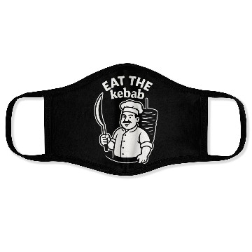 Discover Eat the Kebab – Funny Doner Chef Face Masks