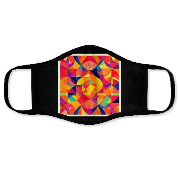 Discover Vibrant Abstract Symmetry Art Face Masks