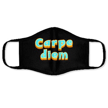 Discover Carpe diem "Seize the day" Face Masks