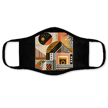 Discover Vibrant Geometric Shapes Face Masks