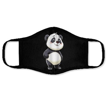 Discover Funny Panda 1 Face Masks
